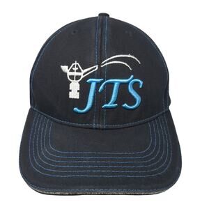 JTS Valley Baseball Cap Black OS Adjustable Embroidered 6 Panel 360 Apparel